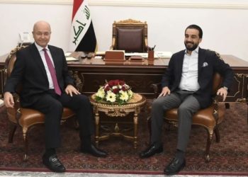 برهم صالح يهنــــئ الحلبوسي بعد فوزه برئاسة البرلمان لدورة ثانية