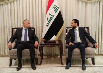 الكاظمي يزور الحلبوسي لتهنئته بولايته الثانية