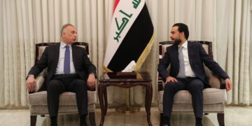 الكاظمي يزور الحلبوسي لتهنئته بولايته الثانية