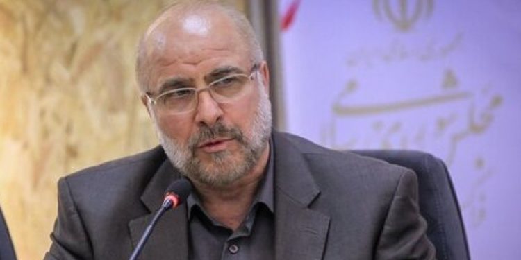 رئيس مجلس الشورى الإيراني يهنئ الحلبوسي ( العلاقات بين بلدينا ستشهد مزيداً من التطور)