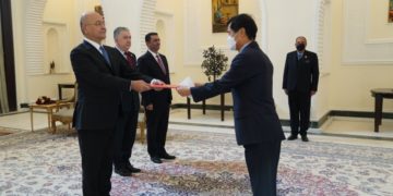 برهم صالح يؤكد انفتاح العراق على المجتمع الدولي وتعزيز علاقاته (السياسية والاقتصادية والتجارية)