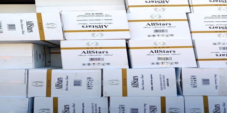 ضبط حاوية تحتوي سكائر مخالفة لشروط وضوابط الاستيراد في ميناء أم قصر الشمالي