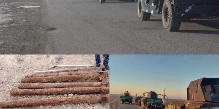 العثور على “صواريخ كراد تالفة وقنابر هاون” في كركوك