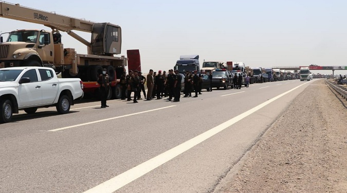 الإعلام الأمني: احباط محاولة استهداف ارتال الدعم اللوجستي بعبوتين ناسفتين في المثنى