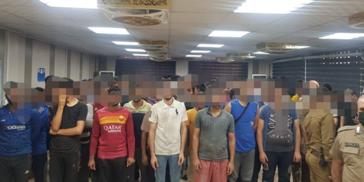 القبض على 97 أجنبيا مخالفا في بغداد والإعداد لتسفيرهم