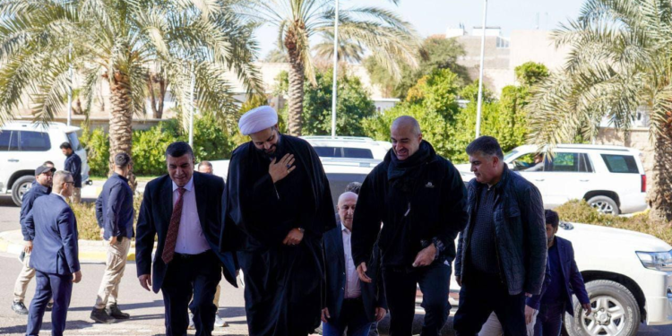 صور عقب اجتماع قادة الإطار مع بافل طالباني