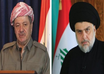 تفاصيل الاتصال الهاتفي بين بارزاني والصدر