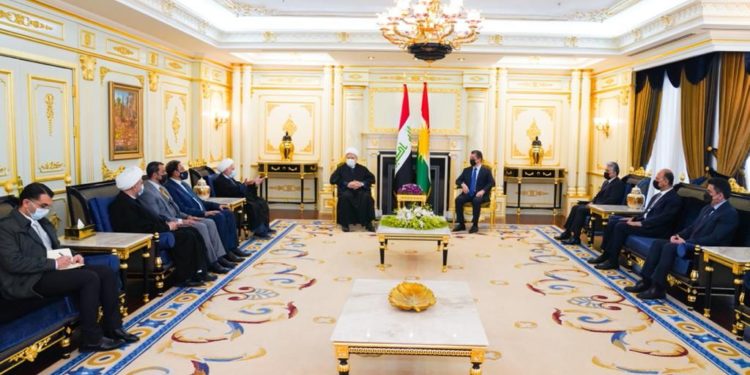 بارزاني والمجلس الأعلى الإسلامي يؤكدان على “أهمية التنسيق” بين الأطراف السياسية