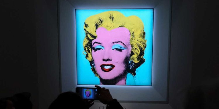 عرض لوحة لمارلين مونرو للبيع بمبلغ 200 مليون $