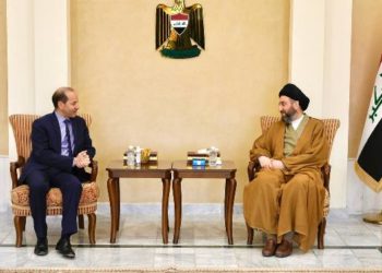 الحكيم يبحث علاقات (العراق والجزائر) مع السفير بلقاسم محمدي