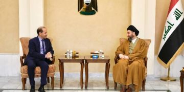 الحكيم يبحث علاقات (العراق والجزائر) مع السفير بلقاسم محمدي