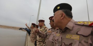 وفد امني رفيــــع يستطلع الاجراءات المتبعة لحماية “سد مكحول”