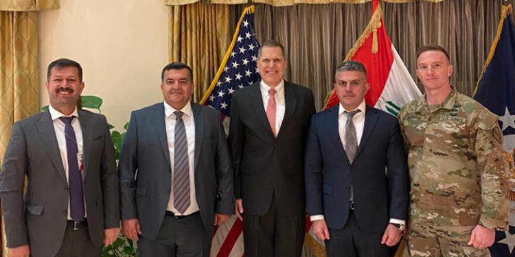 وفد من البيشمركة “يوقع اتفاقاً مشتركاً ” مع السفارة الأمريكية في بغداد