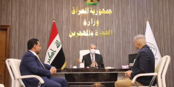 وزير الداخلية يباشر بمهام وزير الهجرة والمهجرين ,, إضافة الى مهام عمله