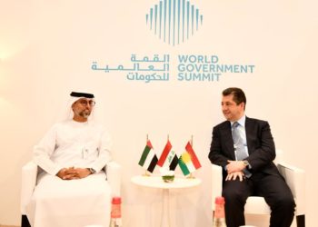 مسرور بارزاني يبحث تعزيز العلاقات مع الامارات