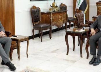 زيدان يستقبل السفير البريطاني لدى بغداد
