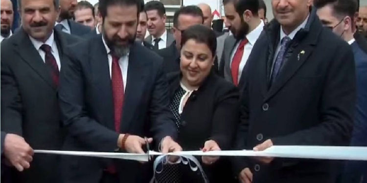 افتتاح أكبر (علوة خضار) نموذجية في السليمانية