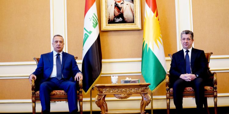 بالصور الكاظمي يصل إلى أربيل مع الوفد المرافق له￼