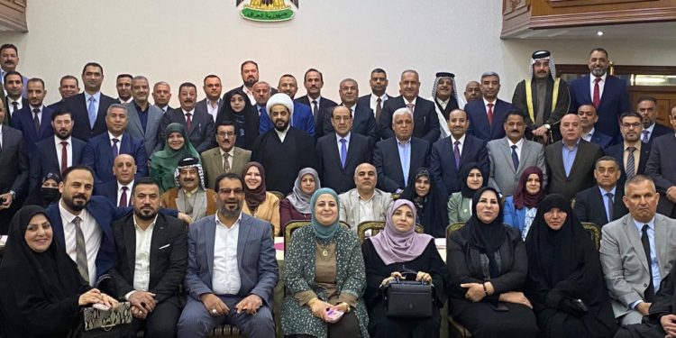 وصول نواب تحالف تصميم الى مقر المالكي