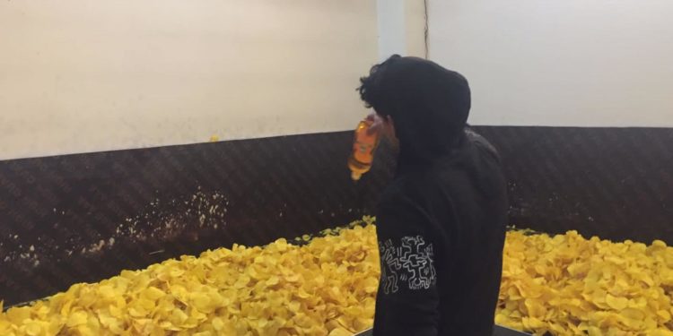  إغلاق معمل جبس في بغداد يعمل بظروف صحية مخالفة + w,v