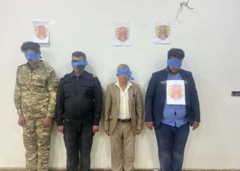 اعتقال مجموعة “تدعي انتماءها للحشد الشعبي” في الأنبار