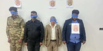 اعتقال مجموعة “تدعي انتماءها للحشد الشعبي” في الأنبار