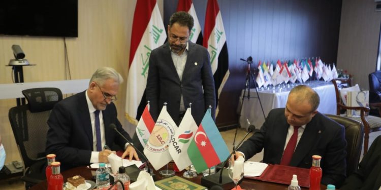 النفط تعلن توقيع عقد مع شركة اذربيجانية للحفر والخدمات النفطية