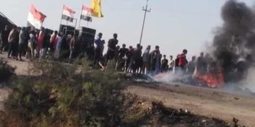 تظاهرات في ميسان احتجاجاً على تفشي الجرب والتسمم