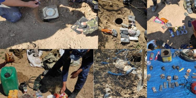 الشرطة الاتحادية تضبط (وكراً لداعش) في كركوك يحوي متفجرات ومواد طبية