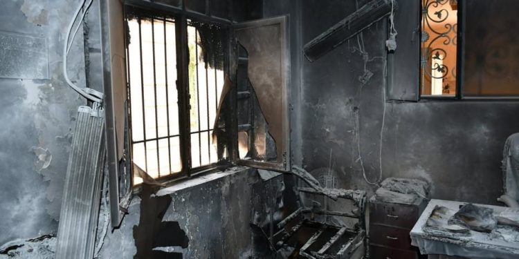 حرق مدرسة في النجف من قبل مجهولين