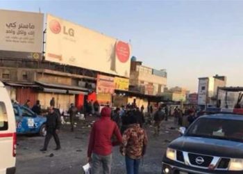 اندلاع حريق داخل المجلس البلدي في مدينة الصدر