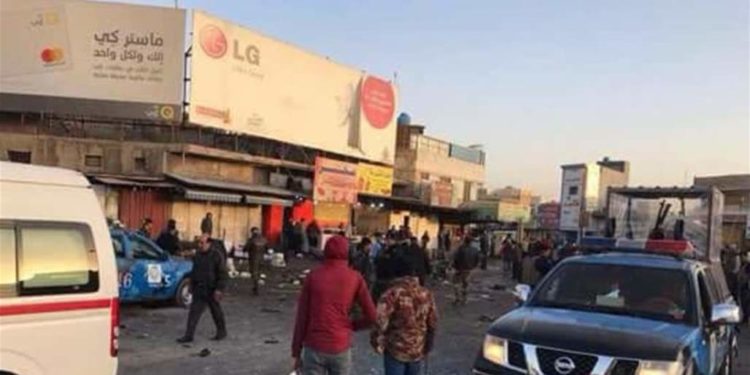 اندلاع حريق داخل المجلس البلدي في مدينة الصدر