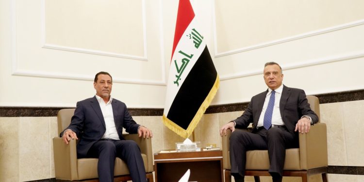 الكاظمي يستقبل حاكم الزاملي