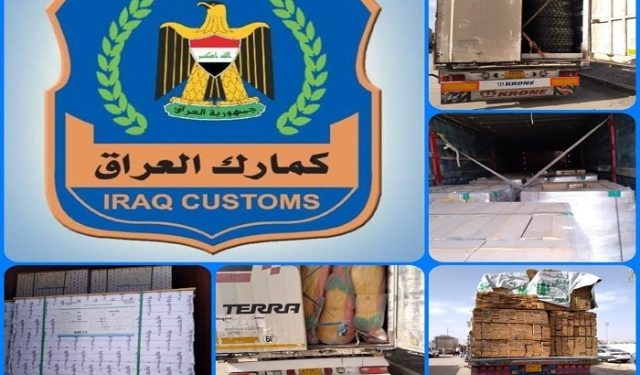 ضبط 10 شاحنات مخالفة للضوابط عند مداخل بغداد