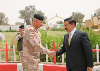 وزير الدفاع يصل إلى ديالى