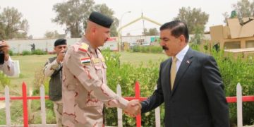 وزير الدفاع يصل إلى ديالى
