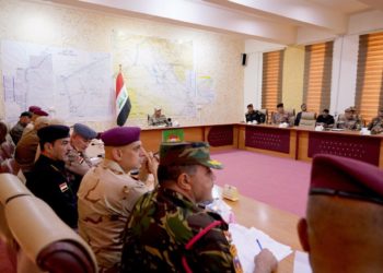 الكاظمي يصل الى مقر قيادة قوات حرس الحدود في الأنبار