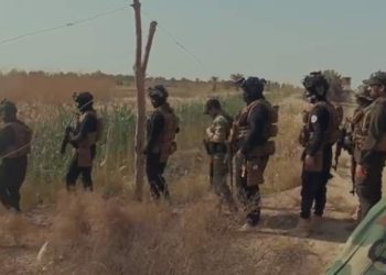 قوة أمنية مشتركة تنفذ عملية (دهم وتفتيش) في جرف الصخر