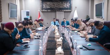 اجتماع لخلية الاعلام الامني في مقر القيادة بحضور ممثلين عن مختلف تشكيلات ومفاصل القوات الأمنية