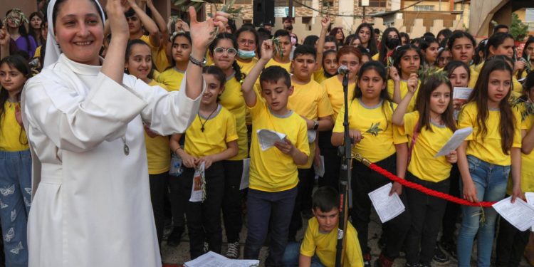 مسيحيو أربيل يحتفلون بعيد السعانين .. طقوس خاصة ومشاركة واسعة