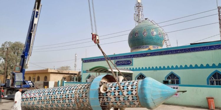 بلدية بابل تهدم حسينية الفتح المبين التابعة لأنصار الصرخي