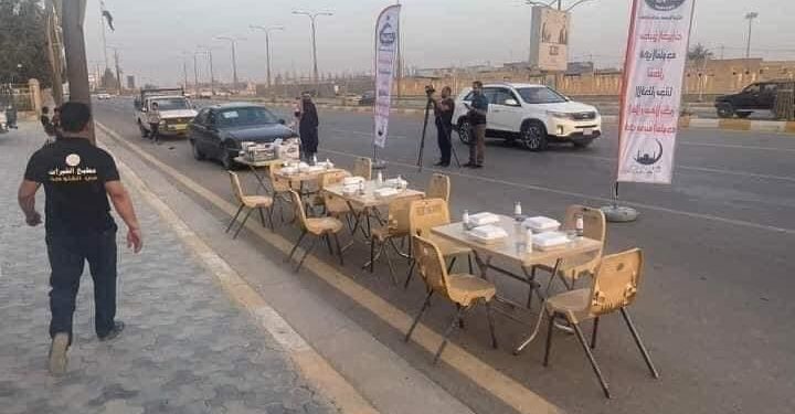 مبادرة شبابية  في الانبار لتقديم فطورمجاني “اطعامكم مسؤوليتنا”