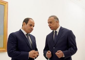 الكاظمي يتلقّى اتصالاً هاتفياً من السيسي
