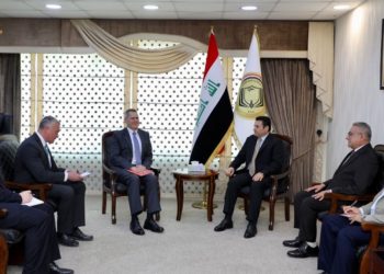 الأعرجي يبحث مع السفير الأمريكي لدى بغداد ملف مخيم الهول
