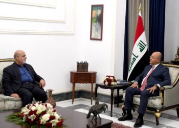 برهم صالح يلتقي إيرج مسجدي تزامناً مع انتهاء مهامه في العراق