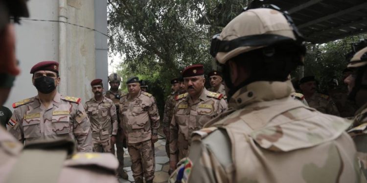 وفد أمني رفيع يصل إلى قاطع عمليات ديالى