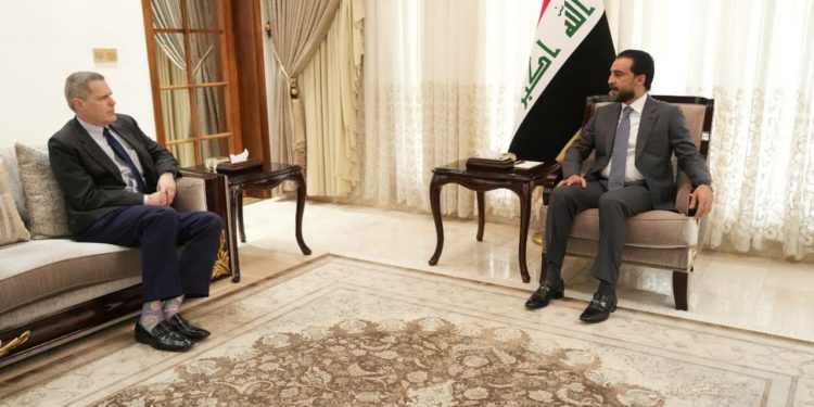 الحلبوسي يستقبل السفير الأميركي ويبحث معه علاقات بغداد وواشنطن
