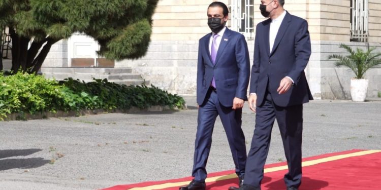 الحلبوسي يلتقي وزير الخارجية الإيراني في طهران