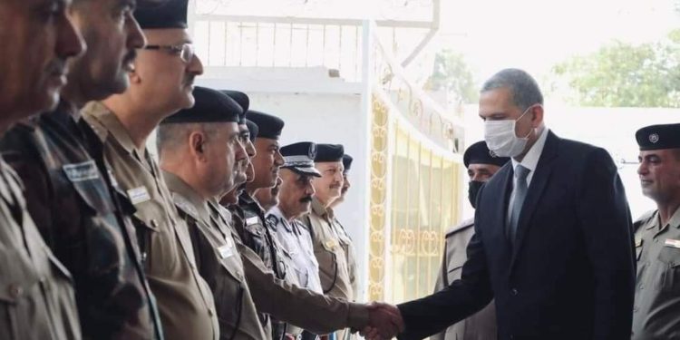 الغانمي يعقد مؤتمراً أمنياً موسعاً فـــــي مقر قيادة شرطة ديالى