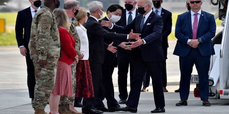 بايدن يصل إلى اليابان في زيارة رسمية